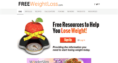 Desktop Screenshot of freeweightloss.com